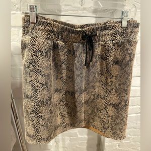 Arula, formerly a Beautiful Soul, Snakeskin mini skirt plus size 3X